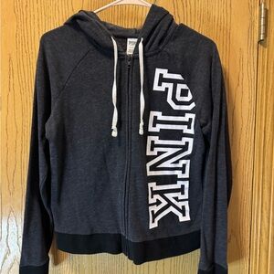 PINK Victoria's Secret Charcoal Jacket zip up
